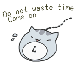 Chinchilla cat talk talk sticker #5771818