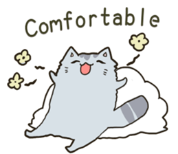 Chinchilla cat talk talk sticker #5771820