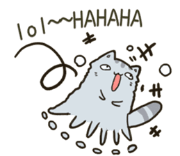 Chinchilla cat talk talk sticker #5771842