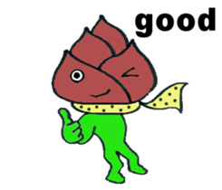 the bamboo shoot English version sticker #5772462