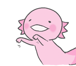 Axolotl and friends Sticker 4 sticker #5772647