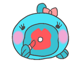 Axolotl and friends Sticker 4 sticker #5772650