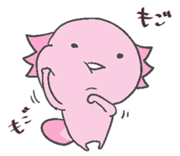 Axolotl and friends Sticker 4 sticker #5772652