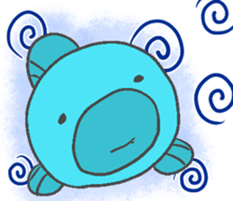 Axolotl and friends Sticker 4 sticker #5772666