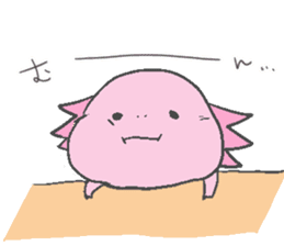 Axolotl and friends Sticker 4 sticker #5772669