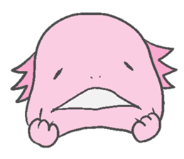 Axolotl and friends Sticker 4 sticker #5772674
