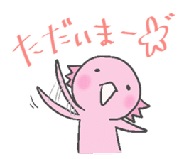 Axolotl and friends Sticker 4 sticker #5772676