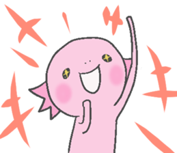 Axolotl and friends Sticker 4 sticker #5772681