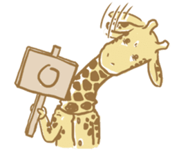 "Mr. Giraffe" sticker #5772896
