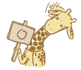 "Mr. Giraffe" sticker #5772896