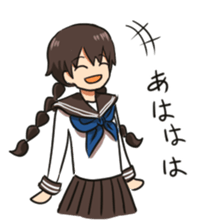 school girl 2 sticker #5772978