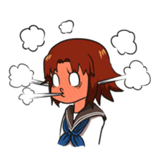 school girl 2 sticker #5772994