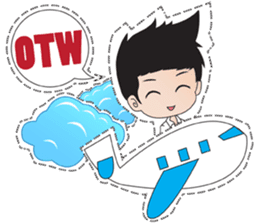 R&W Love Life and Friends sticker #5773208