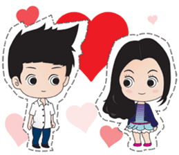 R&W Love Life and Friends sticker #5773209