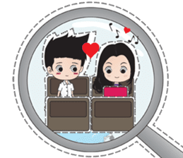 R&W Love Life and Friends sticker #5773210