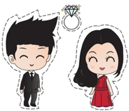 R&W Love Life and Friends sticker #5773228