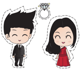 R&W Love Life and Friends sticker #5773228