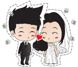 R&W Love Life and Friends sticker #5773231