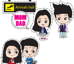 R&W Love Life and Friends sticker #5773237