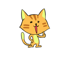 Cat man!! sticker #5773613