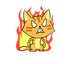 Cat man!! sticker #5773614