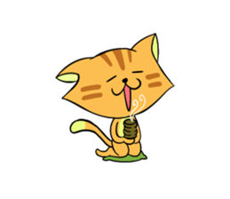 Cat man!! sticker #5773619