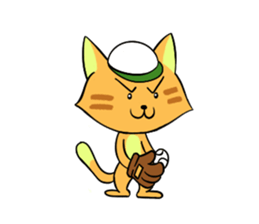 Cat man!! sticker #5773621