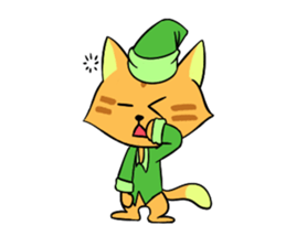 Cat man!! sticker #5773622