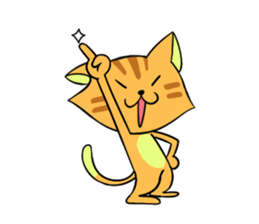 Cat man!! sticker #5773627