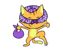 Cat man!! sticker #5773628