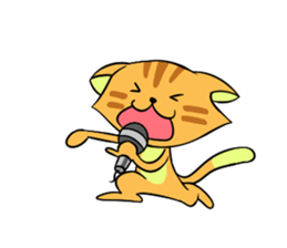 Cat man!! sticker #5773629