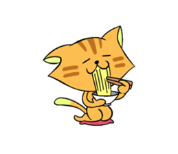 Cat man!! sticker #5773631