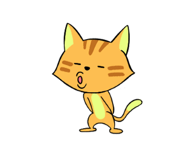 Cat man!! sticker #5773638