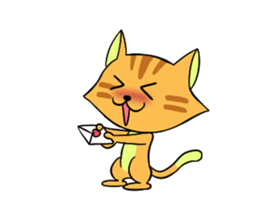 Cat man!! sticker #5773640