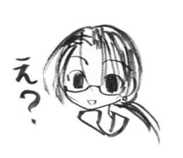 For a workaholic, Amano sticker #5773698