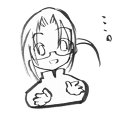 For a workaholic, Amano sticker #5773721