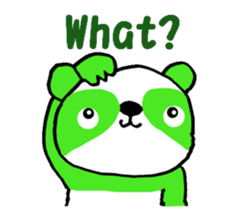 Tea Panda English sticker #5774128