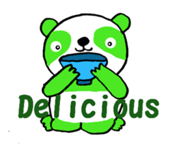 Tea Panda English sticker #5774129