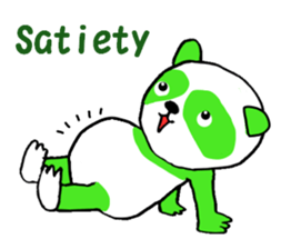 Tea Panda English sticker #5774130