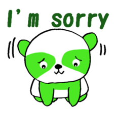 Tea Panda English sticker #5774131