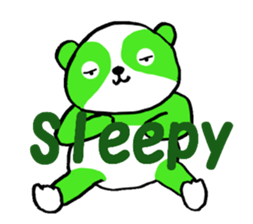 Tea Panda English sticker #5774133