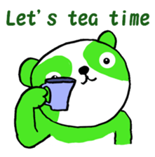 Tea Panda English sticker #5774134