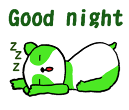 Tea Panda English sticker #5774136