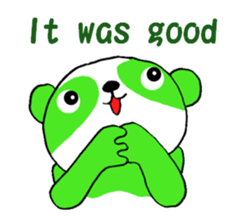 Tea Panda English sticker #5774143