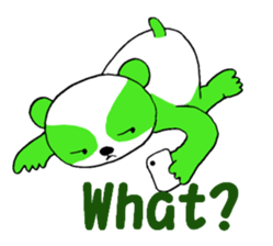 Tea Panda English sticker #5774153