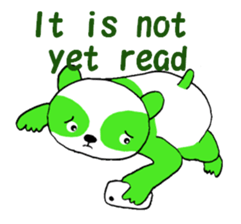 Tea Panda English sticker #5774154