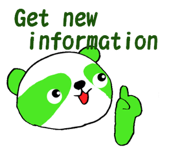 Tea Panda English sticker #5774156