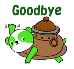 Tea Panda English sticker #5774163