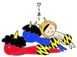 an evil supernatural being sticker #5774287