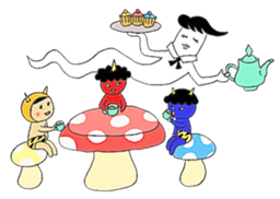 an evil supernatural being sticker #5774313